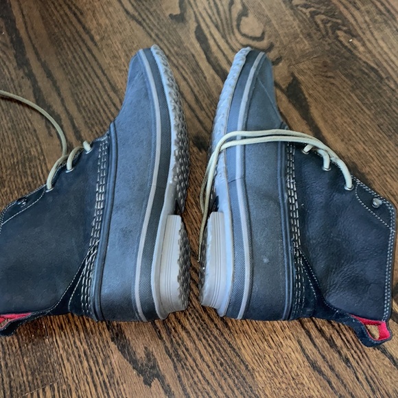 UGG Men's Zetik Black Waterproof Leather Boots - Picture 5 of 7